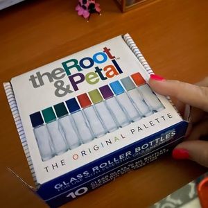 New root & petal essential oil roller bottles